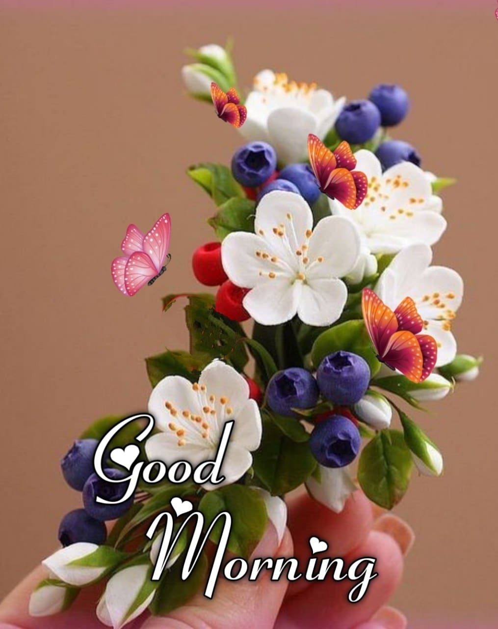 Good Morning Flowers Marathi