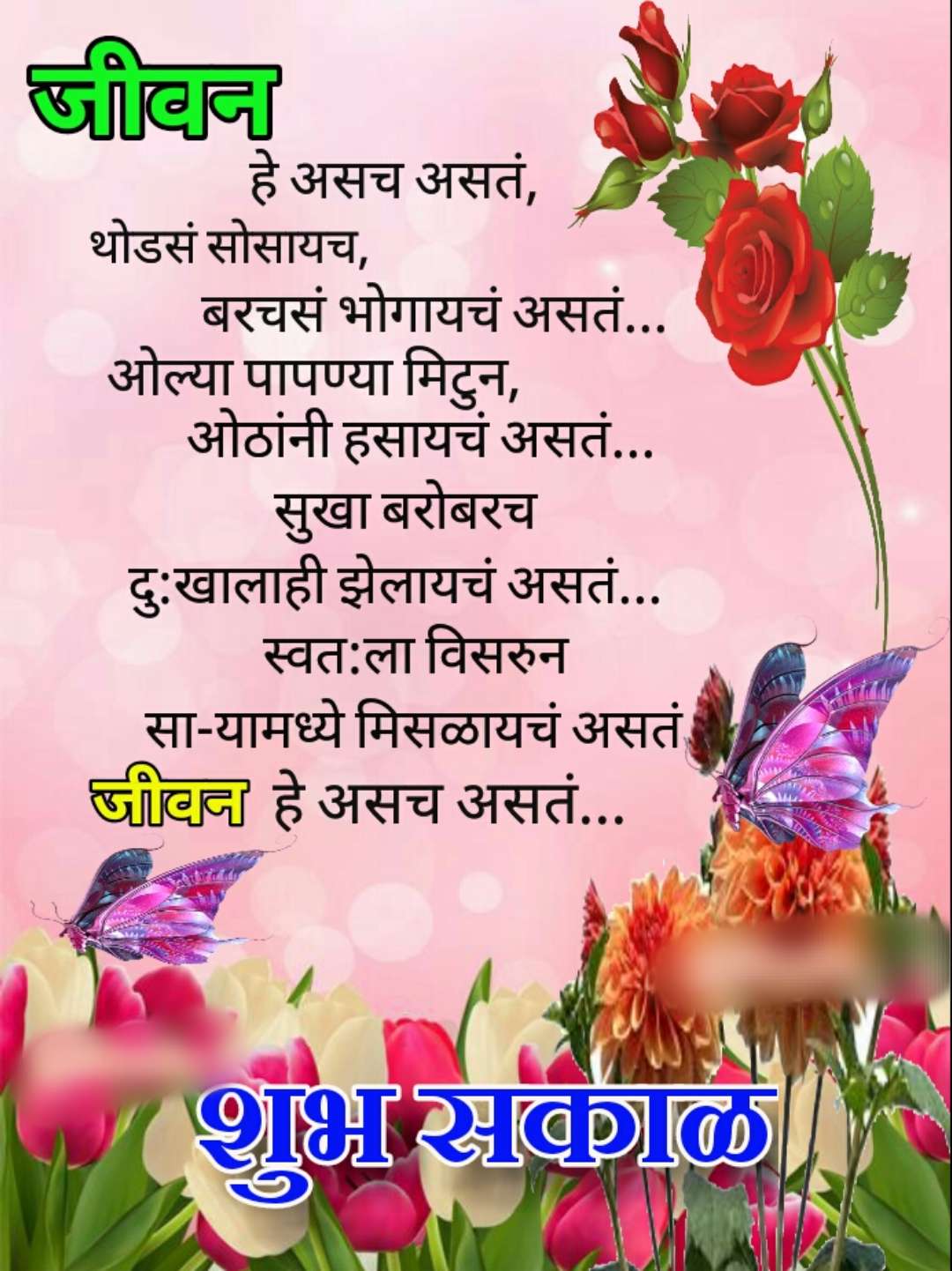 Good Morning Life Quotes In Marathi