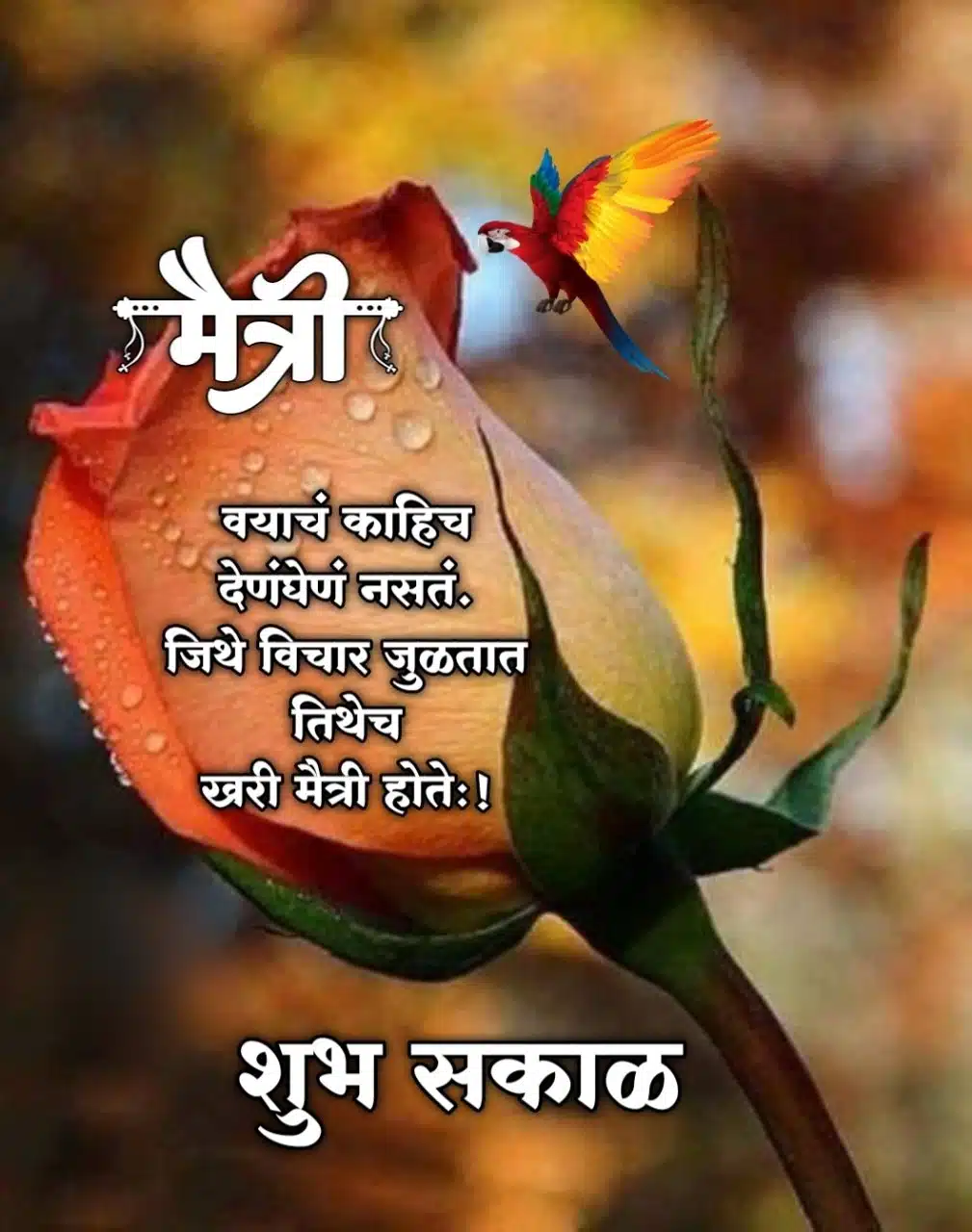 Good Morning Images for Friends in Marathi