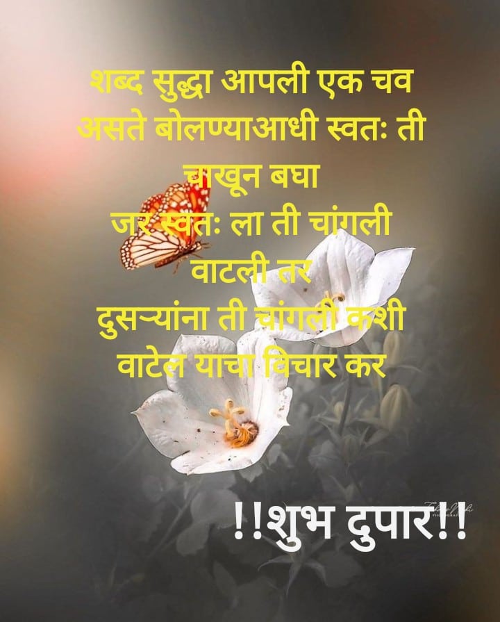 Shubh Dupar Wishes In Marathi