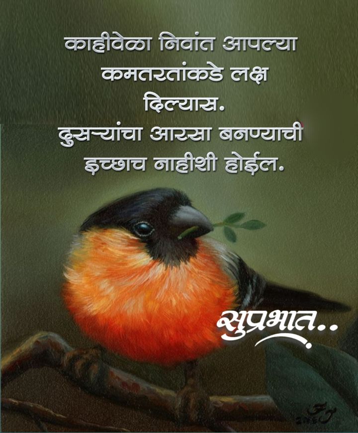 positive, motivational good morning images in Marathi (प्रेरणादायी संदेश शुभ सकाळ)